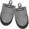 Cuisinart Mini Oven Mitts – 5.5” x 7” Heat-Resistant Kitchen Mitts for Oven with Non-Slip Neoprene Palm, Cotton Filling, and Fabric Loop – Durable Oven Mitt Set for Cooking & Baking (Black)