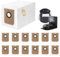 12 Pack Bolsas de Polvo para Conga Home 10000, 8090 Ultra, 9090 IA 2,5L de Capacidad Bolsas de Aspiradora Compatible con eufy L50 SES, L60 SES y para Haier H9+ Accesorios