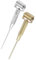 2 Stücke Gesichtsmassage Roller, Akupunkturpunkte Akupressur Roller Ohr Akupunkturpunkte Frühling Nadel Massage Roller für die tägliche Gesichtspflege (Gold+Silber)