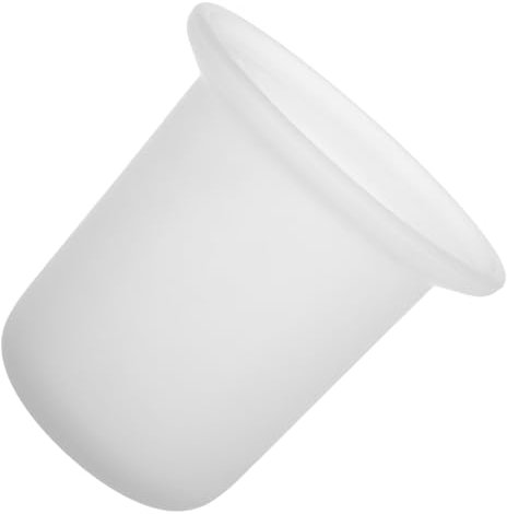 TOKIDNY Toilettenbürstenhalter Aus Glas Ersatzhalter Für Toilettenbürsten Badezimmerzubehör Toilettenbürstenbecher -schrubberbecher