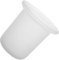 TOKIDNY Toilettenbürstenhalter Aus Glas Ersatzhalter Für Toilettenbürsten Badezimmerzubehör Toilettenbürstenbecher -schrubberbecher