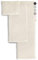 SAUNASOFA Liege-Auflage Sauna 182x52 cm – Saunamatte zum Liegen aus Baumwolle – Waschbar, atmungsaktiv, handgefertigt in Europa – Sauna Auflage in Nature