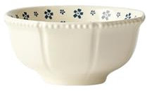 Stoviglie in Ceramica Vintage con Fiori di ciliegio Blu Perla, Ciotole per Riso e Piatti per Verdure - Piatti da degustazione (Ciotola per Riso da 4,75 Pollici)