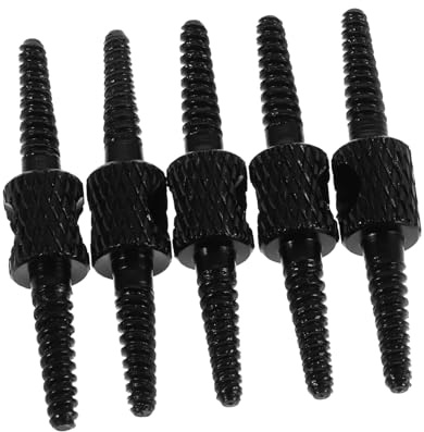 UTHCLO 5pcs Mountain Bike Accessories Hose Motorcycle Solderless Throttle Cable Bicycle Frame Shift Cable Guide Internal Routing Tool for Cycling Black Aluminum Alloy