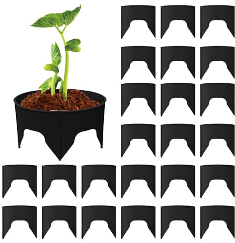 Pflanzenringe für den Außenbereich, rund, wiederverwendbar, Landschaftseinfassung, Separate Stein-Wachstumsringe, Wassersparer, für Garten, Balkon, Hof, Gewächshaus, Tomaten, Pfeffer,