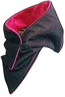 Kapuzenschal - Softshell/wasserdicht/schwarz
