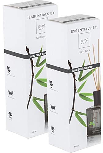 Essentials by Ipuro Black Bamboo 200ml Durfträume (2er Pack)