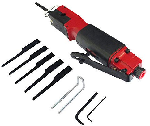 Voche® High Speed Reciprocating Air Body Cut Off Saw Body Shop Cutting Tool Plus 6 Blades