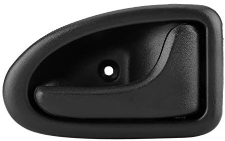 Yctze maneta interior pour manija scenic pour poignee clio Couvercle de poignée de porte intérieure de voiture bol de garniture de couvercle de poignée de porte ABS 7700353282 (noir)(