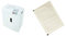 HSM shredstar X10 Aktenvernichter, Sicherheitsstufe P-4, 10 Blatt (Partikelschnitt) mit CD-Schredder & Amazon Basics - Schmiermittelblätter für Aktenvernichter, 12er-Pack
