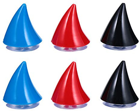 Abaodam Helmdekoration aus Horn, Teufel-Horn mit Saugnapf, Motorradhelm Horn, Motorradhelm Teufel Dekoration Zubehör