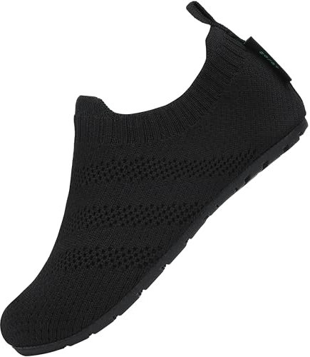 SAGUARO Hausschuhe Leicht rutschfest Pantoffeln Atmungsaktives Slippers für Jungen Mädchen Kleinkinder, Schuhe Schwarz 32/33