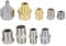 9Pcs Airbrush Connector Set Air Compressor Spray Gun Adapter Airbrush Hose Adaptor Air Compressor Spray Gun Adapter Accessories A1-A9