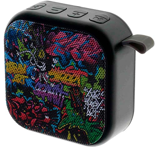 Daewoo International Mini Altavoz con la Rejilla diseño Graffiti