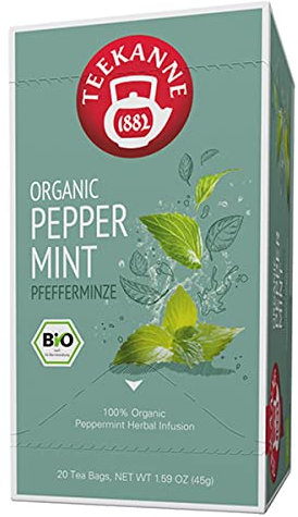 Teekanne Organic Peppermint Bio Pfeffermiztee 20 Teebeutel 35g