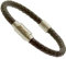 ZISANO Power & Balance Armbänder - Versch. Farben & Größen - Echtes Lederarmband Herren Damen - patentierter Magnetverschluss - Edelstahl Chakra Armband Herren - Schmuck Damen-Geschenke(Nero XL)