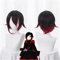 ydound Anime Coser Wig Fashion Anime RWBY Pendant Ruby Rose Short Cosplay Costume Women Men Synthetic Hair Halloween Party Wigs Kuzw025A (Size : KUZW025A)