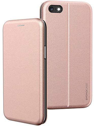 BYONDCASE iPhone 6s Hülle Rosa, Handyhülle iPhone 6 Hülle [Deluxe Leder Flip-Case Klapphülle] Case Schutzhülle kompatibel für iPhone 6s Tasche