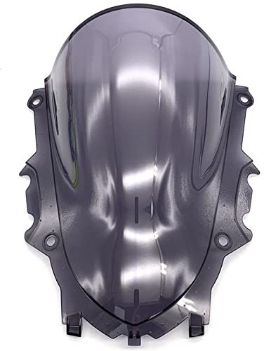 Moto Double Bulle Pare-Brise Pare-Brise Pare-Brise Viser Déflecteur pour Yamaha YZF-R3 V2 YZF-R25 R3 R25 2019 2020 (Couleur : 3)