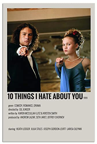 Call Me By Your Name, 10 Things Hate About You, That 70s Show Complete Series, Leinwand-Wandkunst für Wohnzimmerdekoration, Badezimmer, ungerahmt 40.6x61.0 cm cm