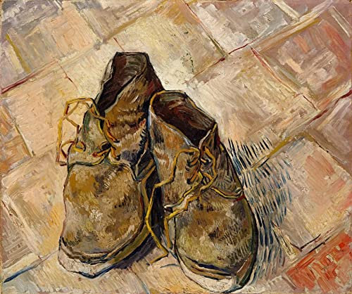 Leinwandbilder Bild Kunst Leinwand Malerei Ölgemälde Vincent Van Gogh-Schuhe für Wanddekoration 60x90cm