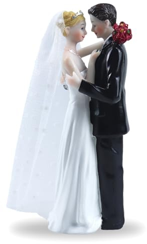 Hoshisea Brautpaar Tortenfigur, Topper Hochzeitstorten, Figure Wedding Decorations, für Hochzeitstorte, Urlaubsparty, Heimdekoration