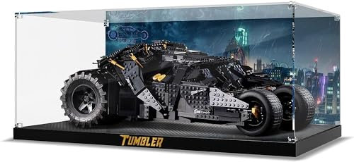 Vetrina in Acrilico Trasparente per Lego 76240 DC Batman Batmobile Tumbler, Acrylic Display Case Compatibile con Lego Modello, Teca Vetrina Custodia Protettiva Antipolvere (Senza Modello)