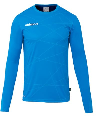uhlsport Herren Prediction Torwart T-Shirt, Fluo Blau, 3XL EU