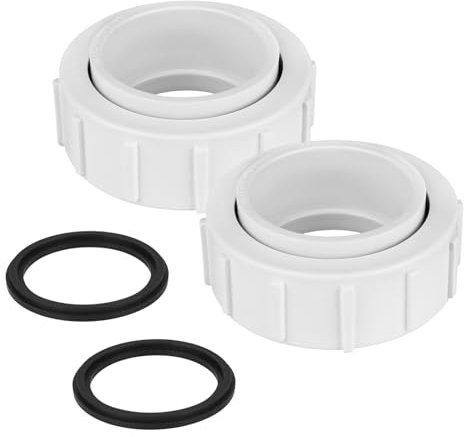 ArrogantF 2 Half Union Adapter Fits for Sta-Rite & Pool Heater Parts PKG188,Pool Union Assembly Replacement for Mastertemp 400 200 250 & All MaxeTherm Heaters,PLDE Filters