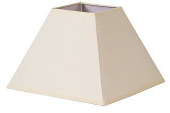 Levitantes Pantalla Piramidal Beige 35x15x25 cm Textil Luz Difusa General