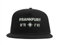 Lauthings Frankfurt Coordinates Germany Snapback Cap bestickt Fullcap Herren Mütze schwarz, Schwarz , Einheitsgröße
