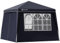 CASARIA® Pavillon Pop-Up 3x3m inkl. 4X Seitenteile Farbauswahl UV-Schutz 50+ inkl. Tasche wasserdicht faltbar Faltpavillon Festival Capri Anthrazit