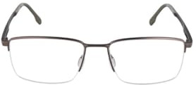 Rodenstock Brille mit Sehstärke für Herren optional mit Sonnenbrillentönung oder Blaulichtfilter, Quadratisch, gefertigt aus Titan (inklusive Brillenetui)