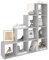 AT4 Regal Cubic Raumteiler - Beton: Langlebiges Melaminholz, viel Stauraum, einfache Montage - modernes Design