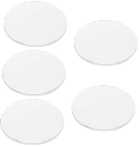 PACKOVE 5pcs Flat Wristwatch Glass Lens Sapphire Replacement Scratch-Resistant Watch Accessory for Watch Sapphire