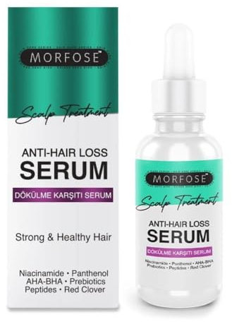 Morfose Scalp Treatment Anti-Hair Loss Serum 20ml – Haarwuchs förderndes Serum gegen Haarausfall (Niacinamid, Peptide, AHA-BHA)