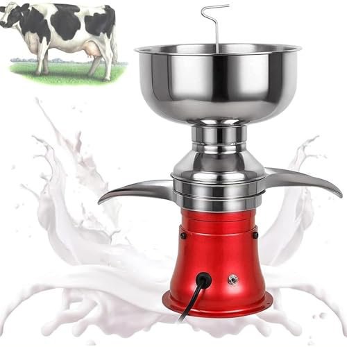 KJHYYPP Separatore di Panna Elettrico, centrifuga per Latte Professionale, per Latte di Mucca, Latte di Pecora, Latte di Capra, Latte di Cammello