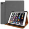 World biz Leather Case for iPad 9.7 Inch iPad 6th / 5th Generation Case 2018 2017/ iPad Air 2/Air 1, Premium Leather Business Cover with Pocket & Pencil Holder, Auto Sleep/Wake, Grey