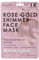 Danielle Rose Gold Shimmer Sheet Face Mask with Hylauronic Acid + Caffeine - Single Mask