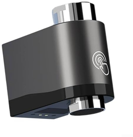Eawfgtuw Aérateur de robinet intelligent à double capteur, adaptateur de robinet à induction infrarouge sans contact, avec induction inférieure et latérale (gris)