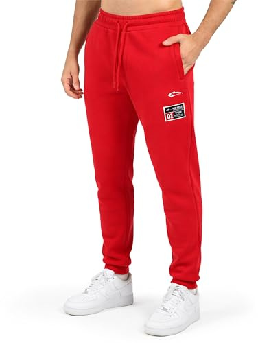 SMILODOX Herren Jogginghose Rayk - Bequeme Hose mit Logo Print, elastischem Bund, Bündchen und Stretch-Material für sportliche und lässige Alltagslooks
