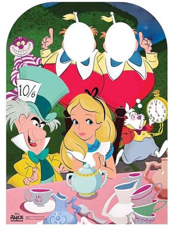 Alice im Wunderland - Fotowand - Pappaufsteller - 131 cm