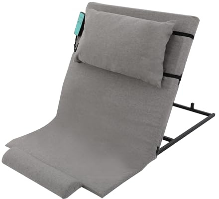 Schienale alzabile elettrico, rete a doghe, espansione funzionale, schienale con funzione di sollevamento, schienale regolabile per anziani, gravidanza, uso disabile, grigio