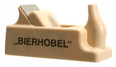 Flaschenöffner aus Metall/Poly – dekorativer Design-Öffner – Geschenkidee – verschiedene Motive (Bierhobel)