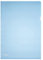 Herlitz 50009107 Aktenhülle A4 Pyramide, blau, 10 Stück im Polybeutel