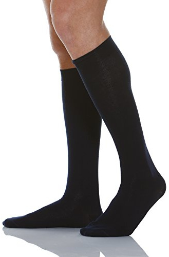 Relaxsan 920 (Blau 5-XL) Kompressionssocken Herren und Damen 22-27 mmHg, Abgestufte Kompression Socken Baumwolle