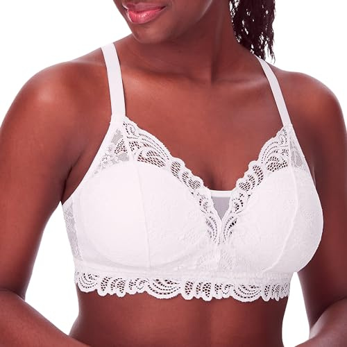 Bali Women's Desire All Over Lace Wirefree Bra Full Coverage Bra