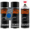 TRISTARcolor Motorradlack 2K Spraydosen Set für BMW Motorrad M25 Lupin Blue Grundlack Basislack 2 Komponenten Klarlack Sprühdose