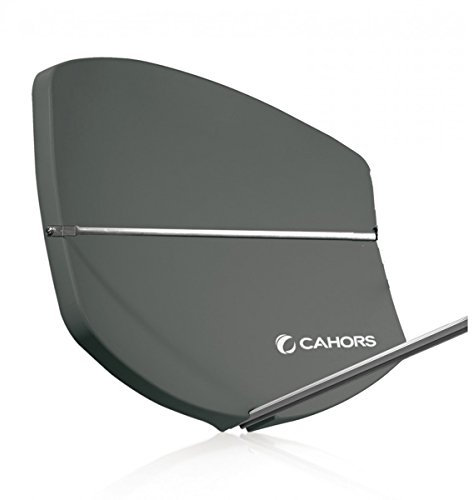 Cahors Parabole Multisatellite BIG BISAT Grise avec 4 Supports sans LNB