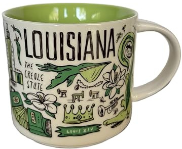 Starbucks LOUISIANA Been There Series Across The Globe Collection Ceramic Coffee Mug 14 oz